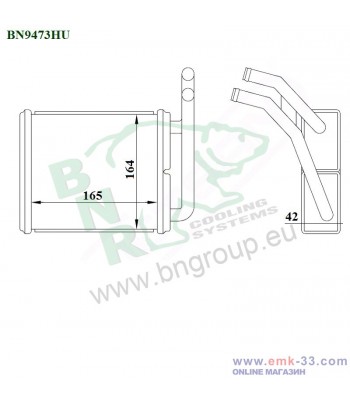 РАДИАТОР ПАРНО HYUNDAI H100...