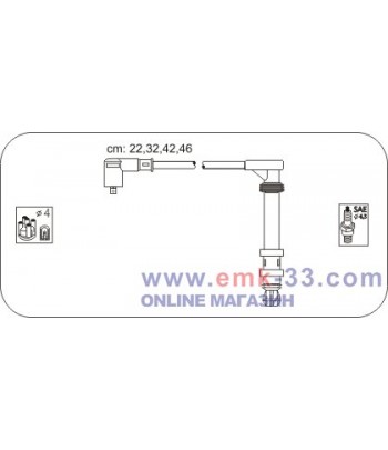 КАБЕЛИ СВЕЩИ FIAT MAREA...