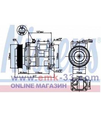 КОМПРЕСОР КЛИМАТИК DODGE...