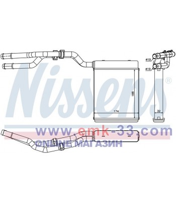 РАДИАТОР ПАРНО FORD S MAX...