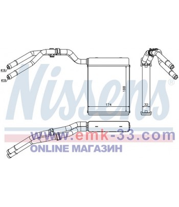 РАДИАТОР ПАРНО FORD S MAX...