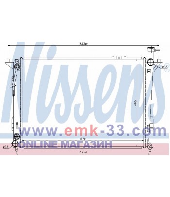РАДИАТОР ВОДЕН HYUNDAI...