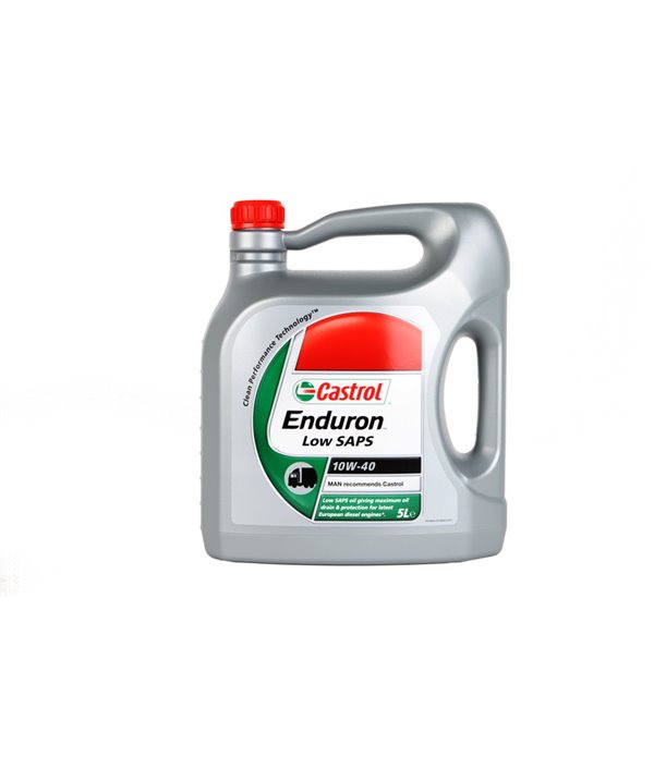 МАСЛО ДВИГАТЕЛНО CASTROL ENDURON LOW SAPS 10W40 5Л.