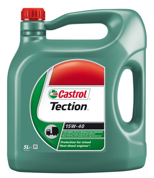 МАСЛО ДВИГАТЕЛНО CASTROL TECTION 15W40 5Л.