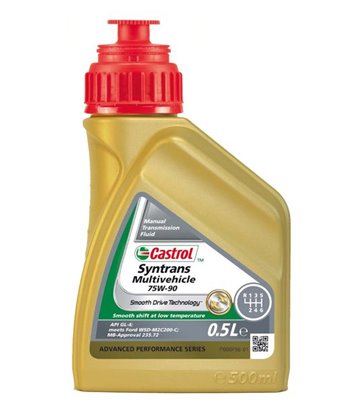 МАСЛО ТРАНСМИСИОННО CASTROL SYNTRANS MULTI 75W90 500MЛ.