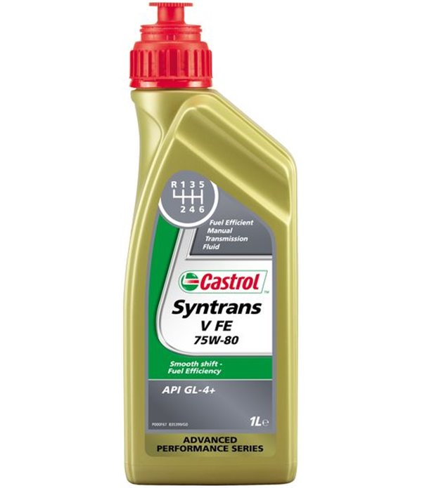 МАСЛО ТРАНСМИСИОННО CASTROL SYNTRANS V FE 75W80 1Л.