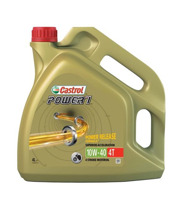 МАСЛО ДВИГАТЕЛНО CASTROL POWER 1 4T 10W40 за 4-тактови двигатели 4Л.