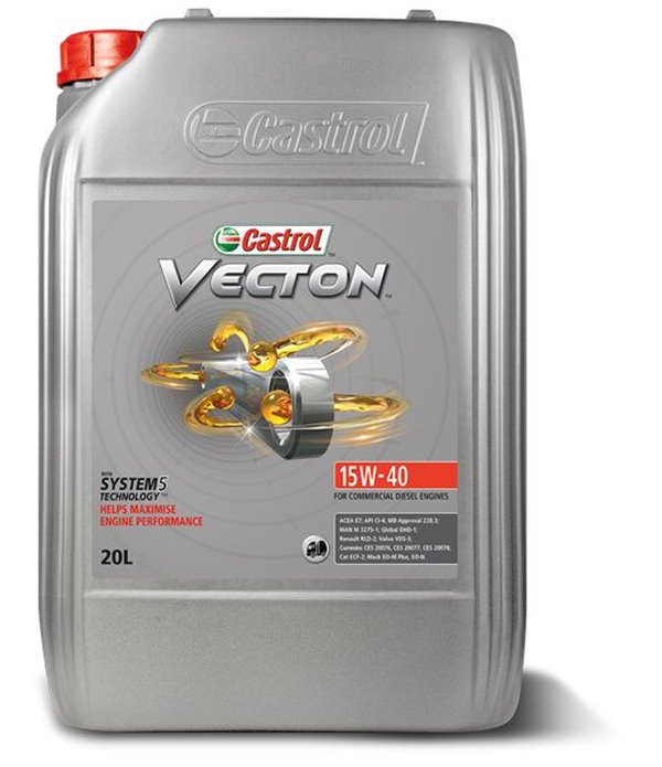 МАСЛО ДВИГАТЕЛНО CASTROL VECTON 15W40 20Л.