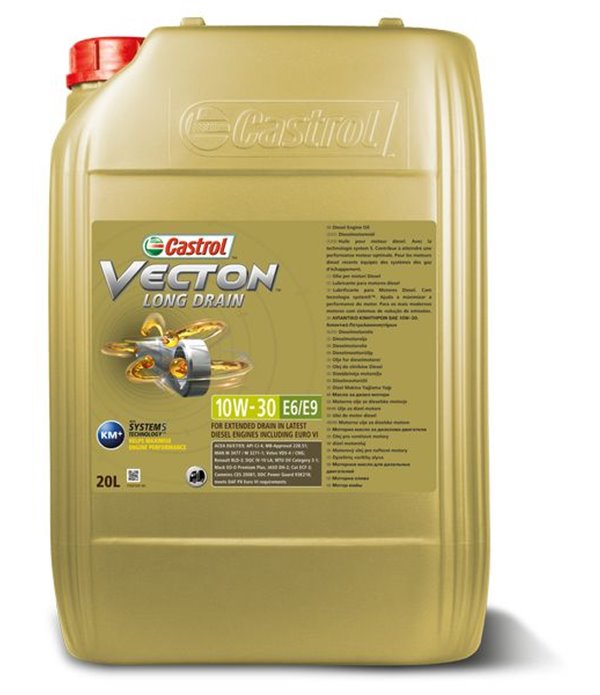 МАСЛО ДВИГАТЕЛНО CASTROL VECTON LD E6/E9 10W30 20Л.