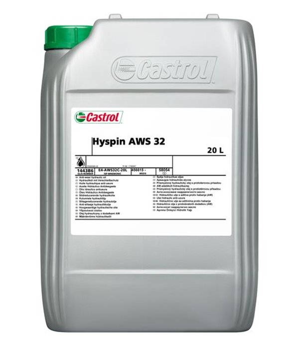 МАСЛО ХИДРАВЛИЧНО CASTROL HYSPIN AWS 32 20Л.