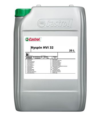 МАСЛО ХИДРАВЛИЧНО CASTROL HYSPIN HVI 32 20Л.