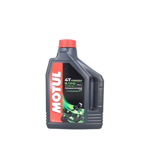 МАСЛО ДВИГАТЕЛНО MOTUL 5100 104067 за 4-тактови двигатели 10W40 2Л.