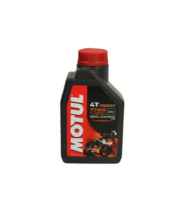 МАСЛО ДВИГАТЕЛНО MOTUL 7100 104097 за 4-тактови двигатели 10W50 1Л.