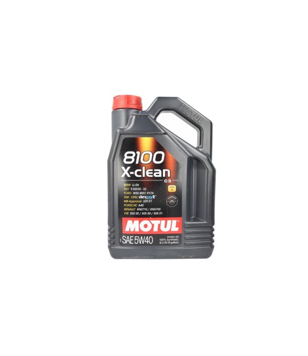 МАСЛО ДВИГАТЕЛНО MOTUL 8100 X-CLEAN C3 5W40 4Л.