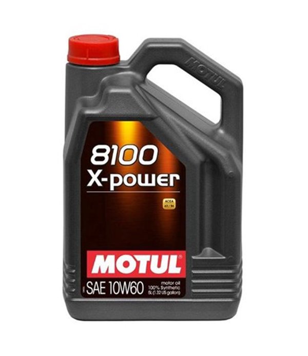 МАСЛО ДВИГАТЕЛНО MOTUL 8100 X-POWER 10W60 5Л.