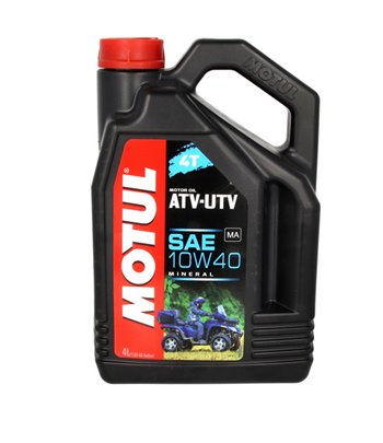 МАСЛО ДВИГАТЕЛНО MOTUL ATV UTV 10W40 за 4-тактови двигатели 4Л.