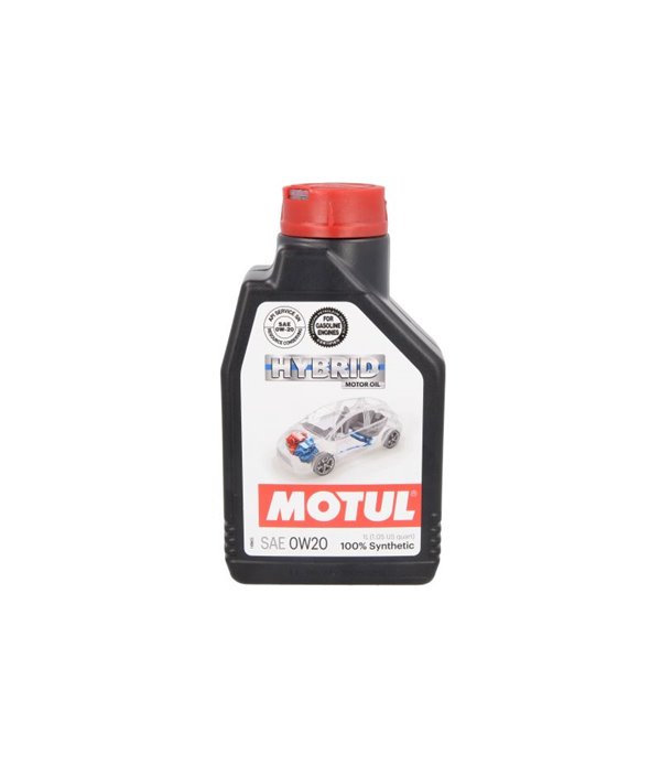 МАСЛО ДВИГАТЕЛНО MOTUL HYBRID 0W20 1Л.