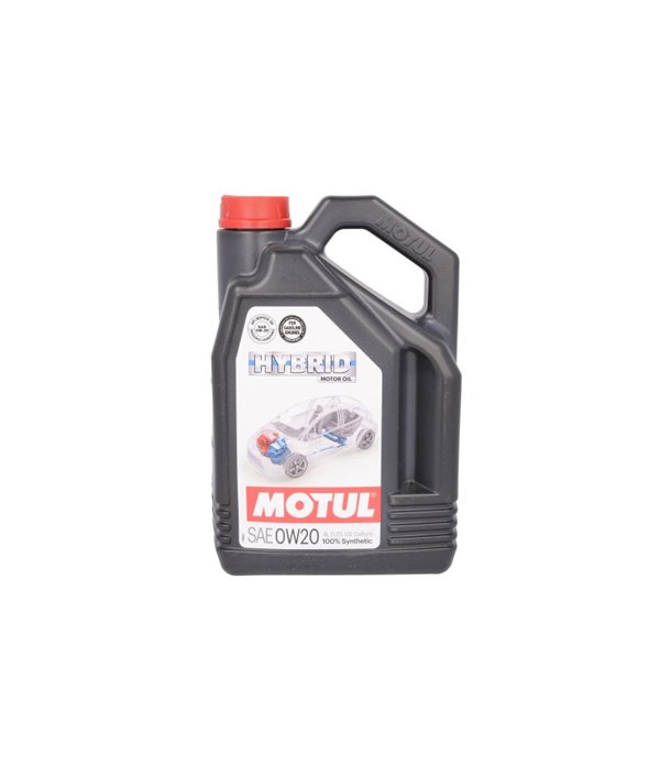 МАСЛО ДВИГАТЕЛНО MOTUL HYBRID 0W20 4Л.