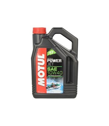 МАСЛО ДВИГАТЕЛНО MOTUL POWERJET 4T 105874 10W40 за 4-тактови двигатели 4Л.