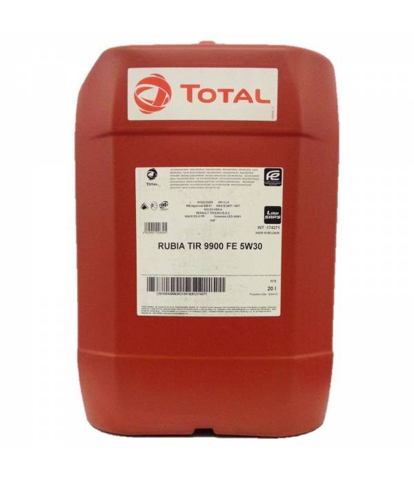 МАСЛО ДВИГАТЕЛНО TOTAL RUBIA 9900 FE 5W30 20Л.