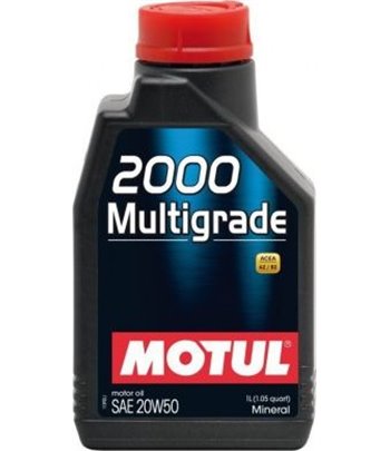 МАСЛО ДВИГАТЕЛНО MOTUL 2000 MGRD 20W50 208 Л.