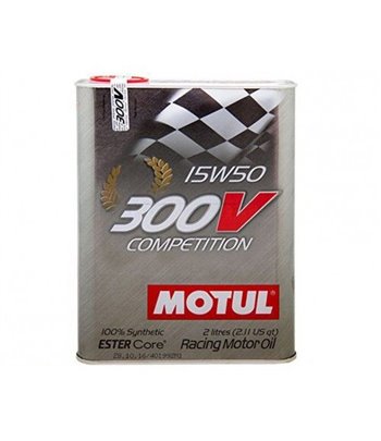 МАСЛО ДВИГАТЕЛНО MOTUL 300V COMPETITION 15W50 2 Л.