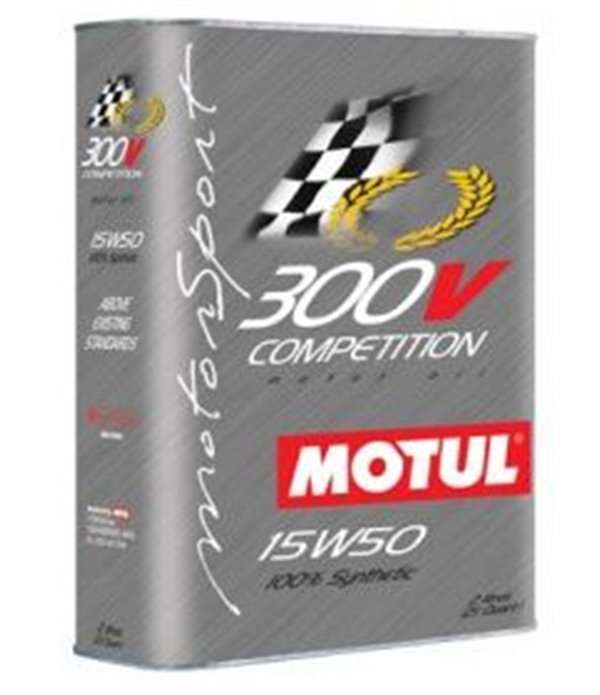 МАСЛО ДВИГАТЕЛНО MOTUL 300V COMPETITION 15W50 60 Л.