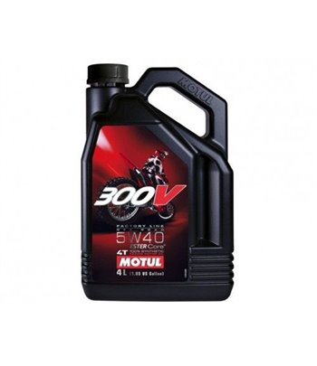 МАСЛО ДВИГАТЕЛНО MOTUL 300V FL OFF ROAD 5W40 4 Л.