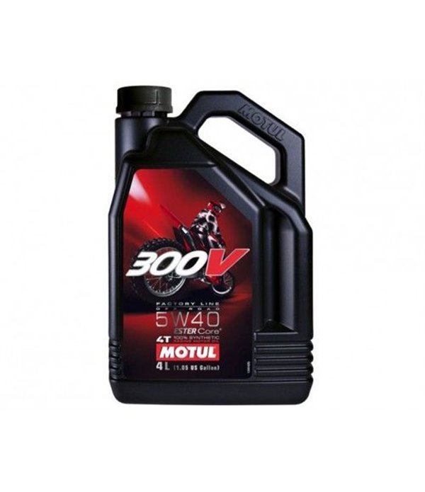 МАСЛО ДВИГАТЕЛНО MOTUL 300V FL OFF ROAD 5W40 4 Л.