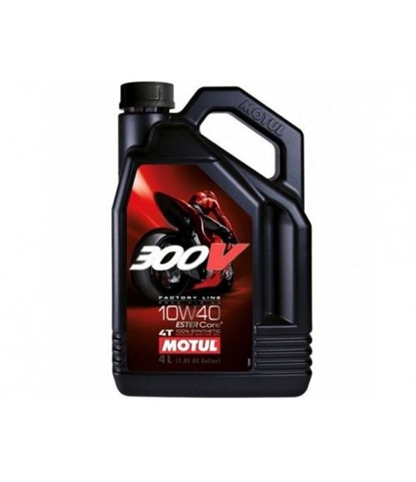 МАСЛО ДВИГАТЕЛНО MOTUL 300V FL ROAD RACING 10W40 4 Л.