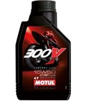 МАСЛО ДВИГАТЕЛНО MOTUL 300V FL ROAD RACING 15W50 208 Л.