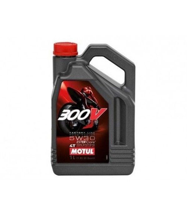 МАСЛО ДВИГАТЕЛНО MOTUL 300V FL ROAD RACING 5W30 4 Л.