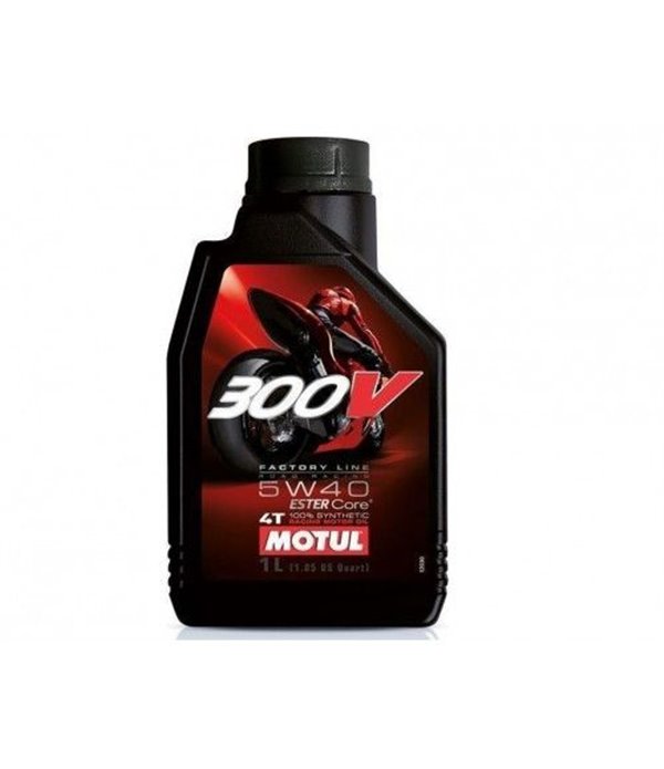 МАСЛО ДВИГАТЕЛНО MOTUL 300V FL ROAD RACING 5W40 1 Л.