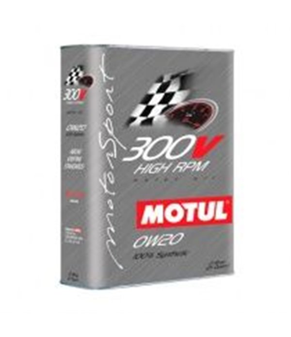 МАСЛО ДВИГАТЕЛНО MOTUL 300V HIGH RPM 0W20 20 Л.