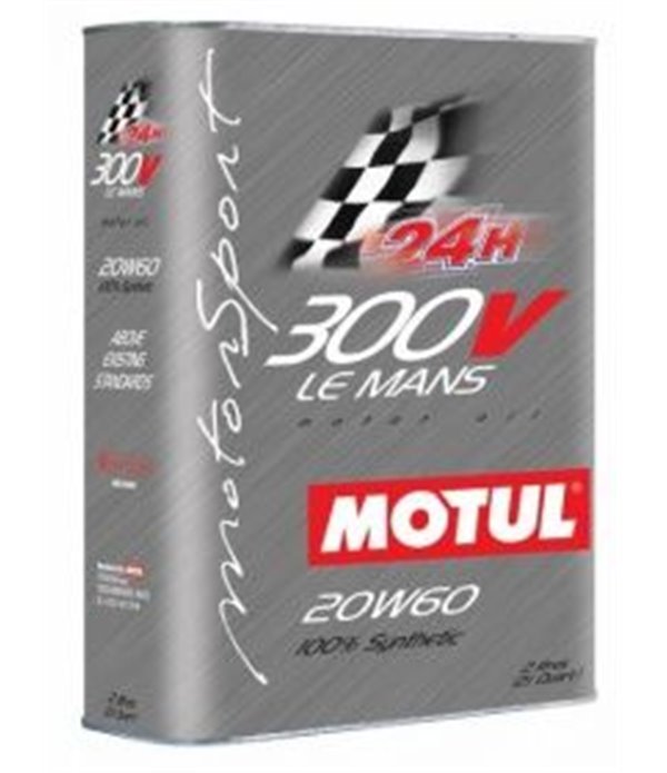 МАСЛО ДВИГАТЕЛНО MOTUL 300V LE MANS 20W60 60 Л.