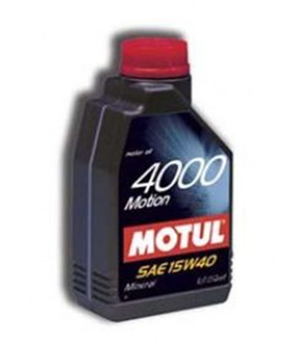 МАСЛО ДВИГАТЕЛНО MOTUL 4000 MOTION 15W40 20 Л.