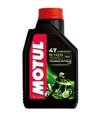 МАСЛО ДВИГАТЕЛНО MOTUL 5100 15W50 4T 2 Л.