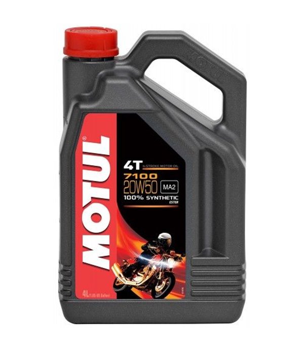 МАСЛО ДВИГАТЕЛНО MOTUL 7100 20W50 4T 4 Л.