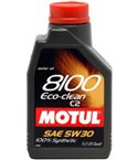 МАСЛО ДВИГАТЕЛНО MOTUL 8100 ECO-CLEAN 5W30 208 Л.