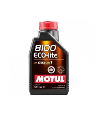 МАСЛО ДВИГАТЕЛНО MOTUL 8100 Eco-lite 5W30 1 Л.