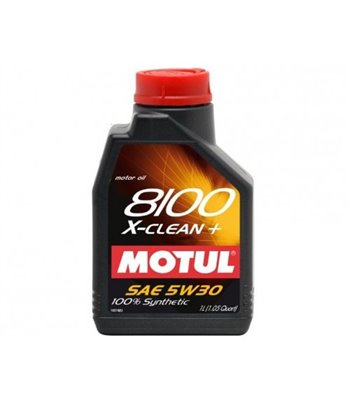 МАСЛО ДВИГАТЕЛНО MOTUL 8100 X-CLEAN + 5W30 1 Л.