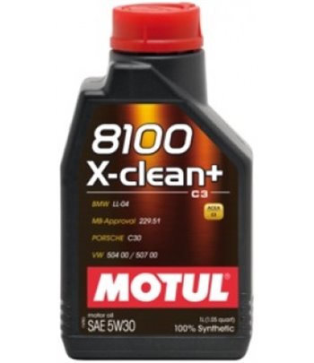 МАСЛО ДВИГАТЕЛНО MOTUL 8100 X-CLEAN + 5W30 60 Л.