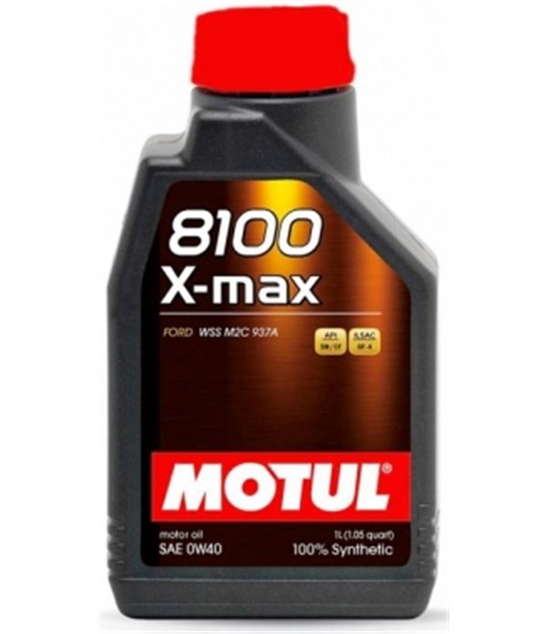 МАСЛО ДВИГАТЕЛНО MOTUL 8100 X-MAX 0W40 208 Л.