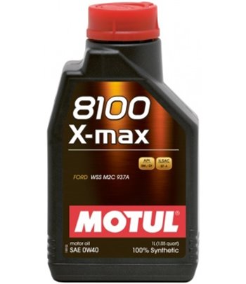 МАСЛО ДВИГАТЕЛНО MOTUL 8100 X-MAX 0W40 20 Л.