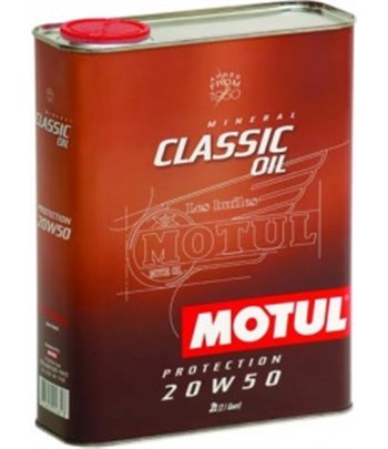 МАСЛО ДВИГАТЕЛНО MOTUL CLASSIC OIL 20W50 60 Л.