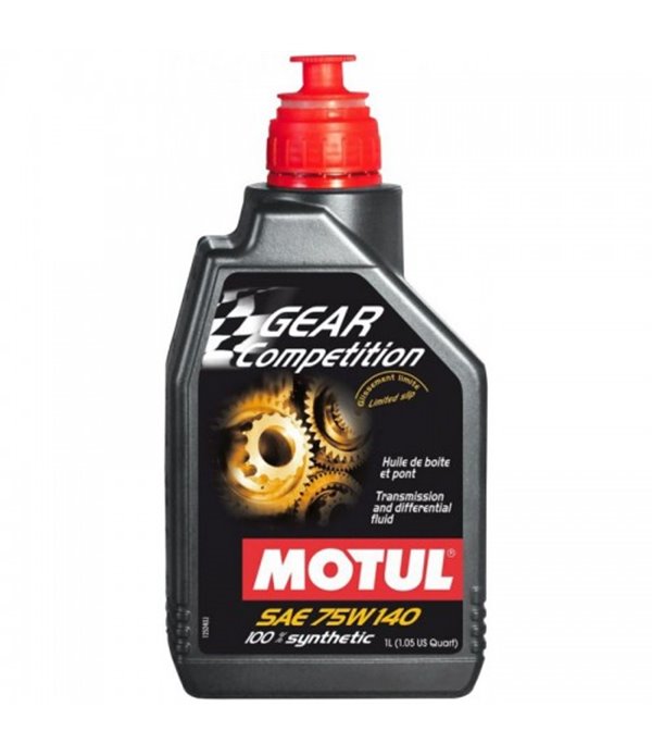 МАСЛО ТРАНСМИСИОННО MOTUL GEAR COMPETITION 75W140 1 Л.