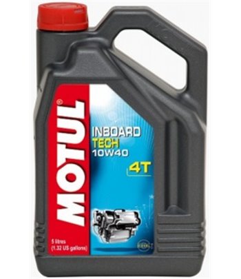 МАСЛО ДВИГАТЕЛНО MOTUL INBOARD TECH 4T 10W40 5 Л.