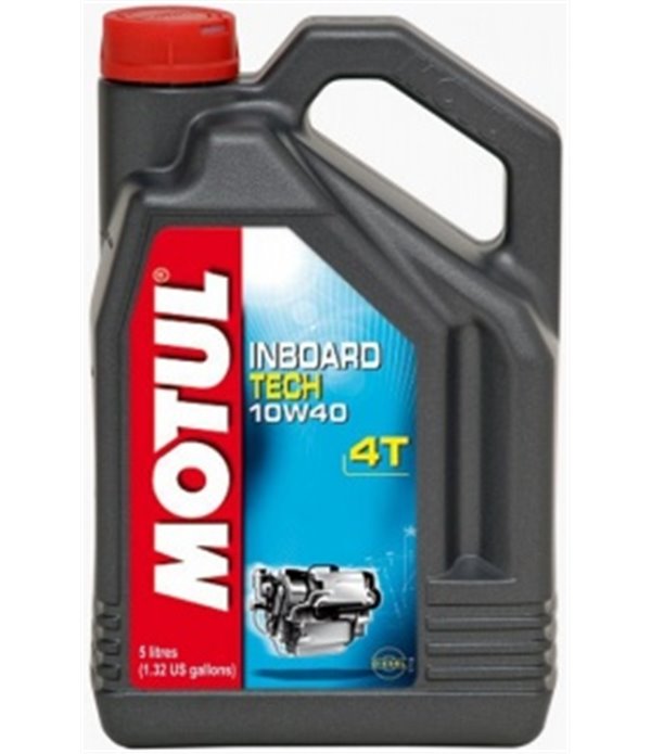 МАСЛО ДВИГАТЕЛНО MOTUL INBOARD TECH 4T 10W40 5 Л.