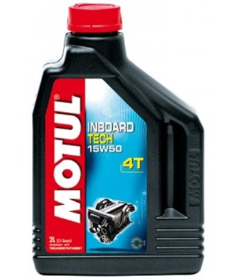 МАСЛО ДВИГАТЕЛНО MOTUL INBOARD TECH 4T 15W50 5 Л.