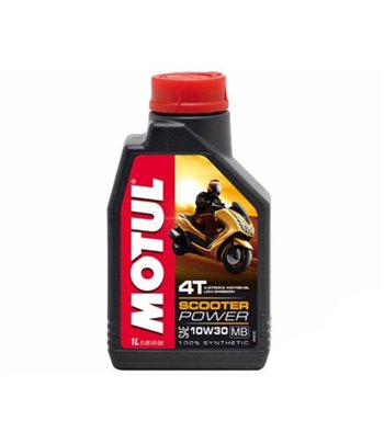 МАСЛО ДВИГАТЕЛНО MOTUL SCOOTER POWER 4T 10W30 MB 1 Л.